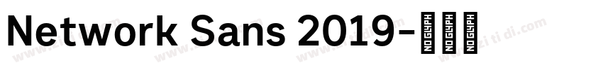 Network Sans 2019字体转换